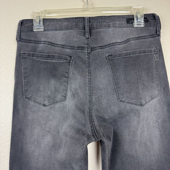 Articles Of Society High Waist Straight Leg Stretch Denim Jeans Gray 29 - Picture 10 of 16